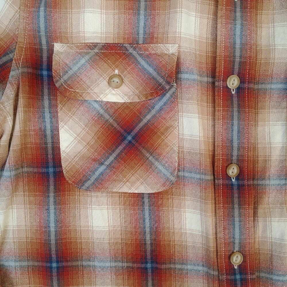 Pendleton Men Medium Thick Sturdy 100% Cotton But… - image 3